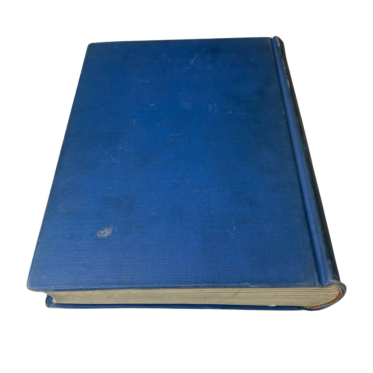 Time Magazine Library Bound January 6, 1941 - March 31, 1941 Winston Churchill, angled view of the blue hardcover showing its spine.