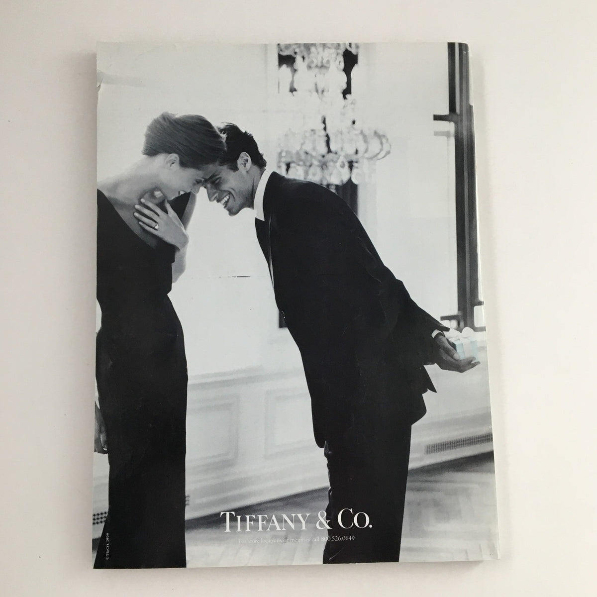 Back cover of a vintage magazine showing a Tiffany & Co advertisement, complementing the historical context of Fortune Magazine December 6 1999.