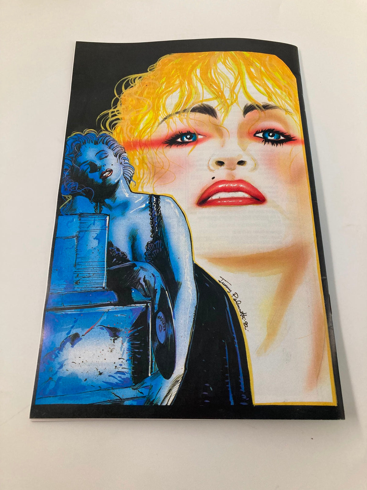 Cover art of Celebrity Comics Presents Joe DiMaggio Issue 1 June 1992 VG, featuring vibrant illustrations of iconic figures, capturing the essence of celebrity culture.