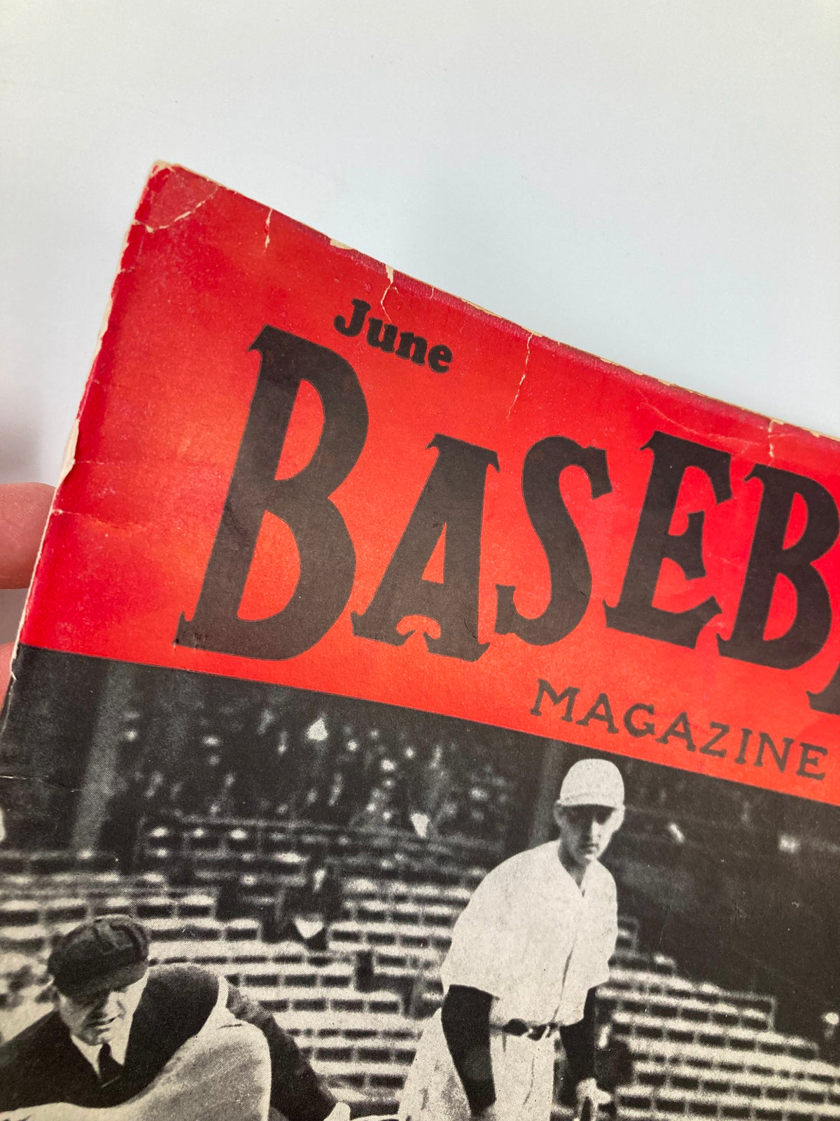 Cover of VTG Baseball Magazine June 1941 featuring bold title and vintage baseball imagery.