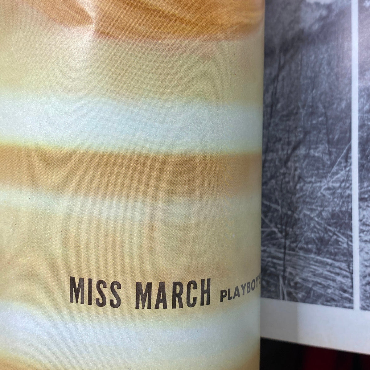Playboy Magazine March 1966 featuring Priscilla Wright, showcasing the Miss March page with polished design.
