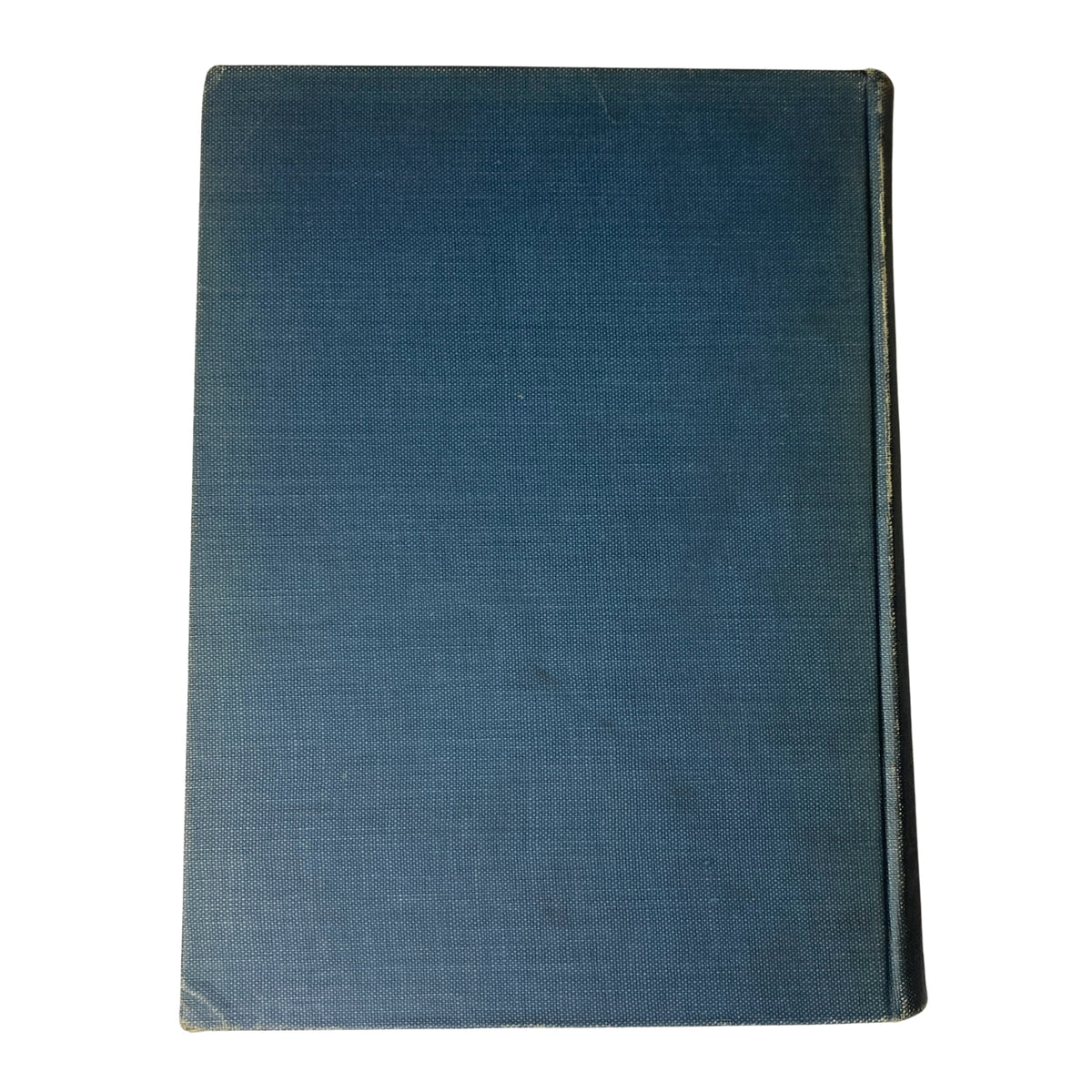 Back cover of the Time Magazine library bound volume, January 4-March 28, 1932 FDR Gabby Street edition, showcasing a simple blue design.