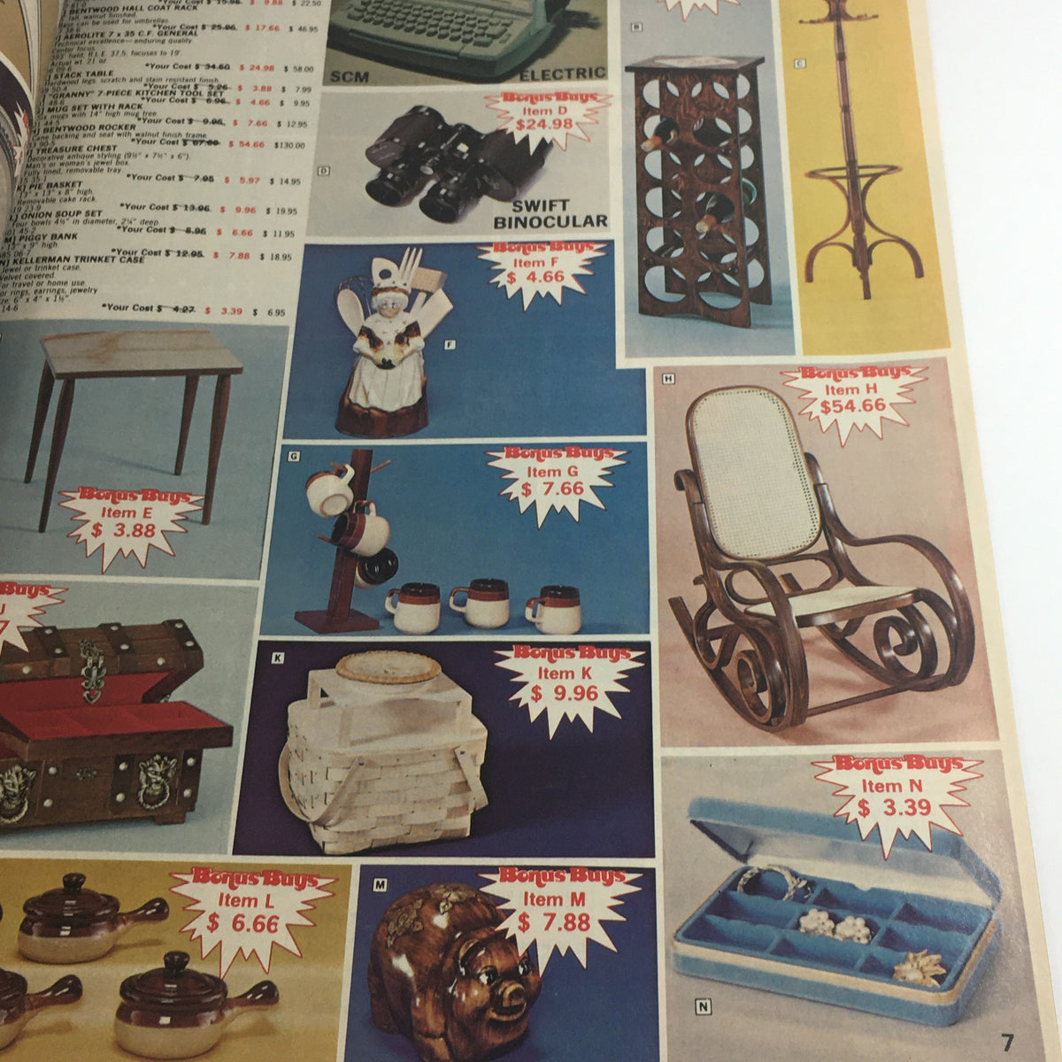 VTG 1983 Boardman Ltd. 28th Anniversary Sale Clairol & G.E. Items Price Catalog showcasing a range of home and lifestyle products with discounted prices.