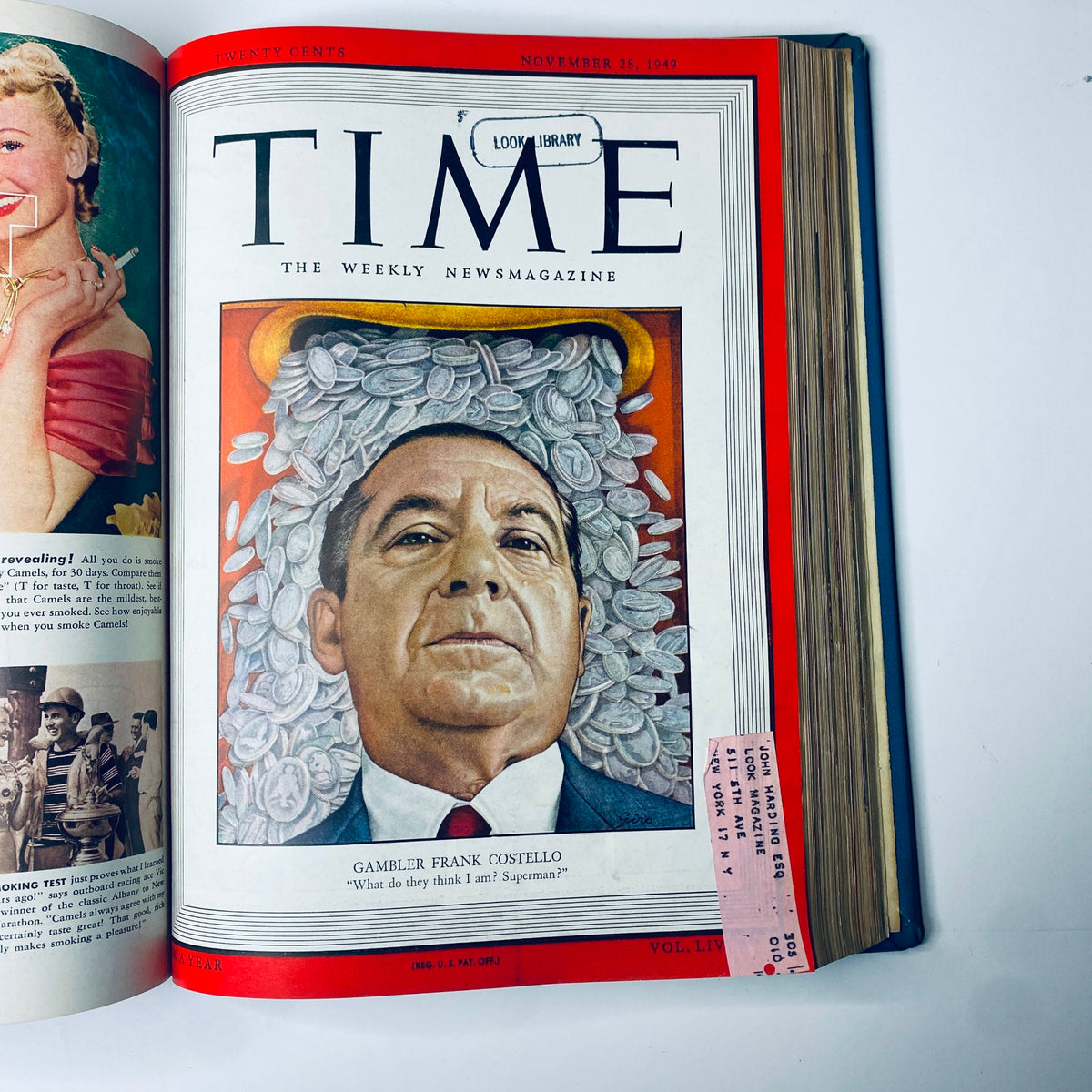 Time Magazine Library Bound Weekly  October 3, 1949 - December 26, 1949