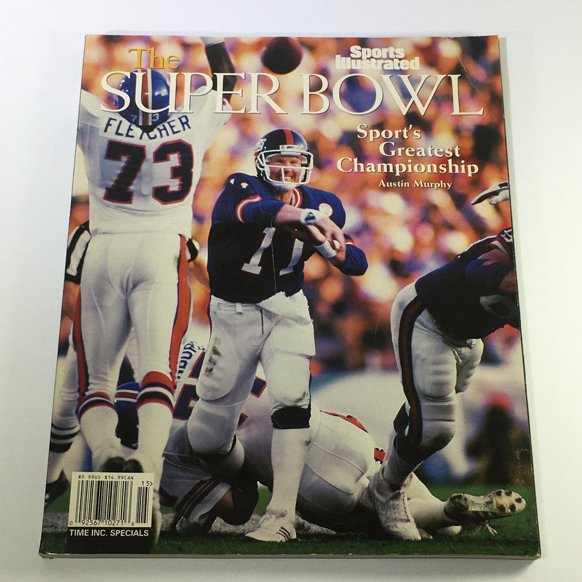 Cover of Sports Illustrated Magazine 2000 featuring Austin Murphy's piece on the Super Bowl, showcasing the sports culture of the early 2000s.