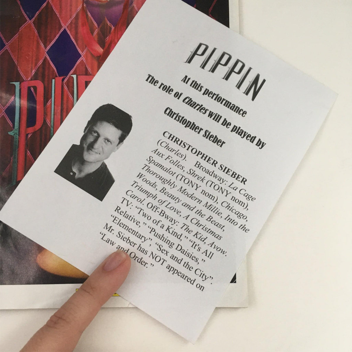 Pippin Playbill 2013 Vintage Theater Memorabilia