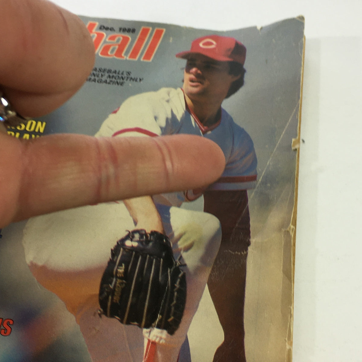Cover image of the December 1988 Baseball Digest magazine showcasing a bowing pitcher, highlighting Danny Jackson as the Comeback Player of the Year.