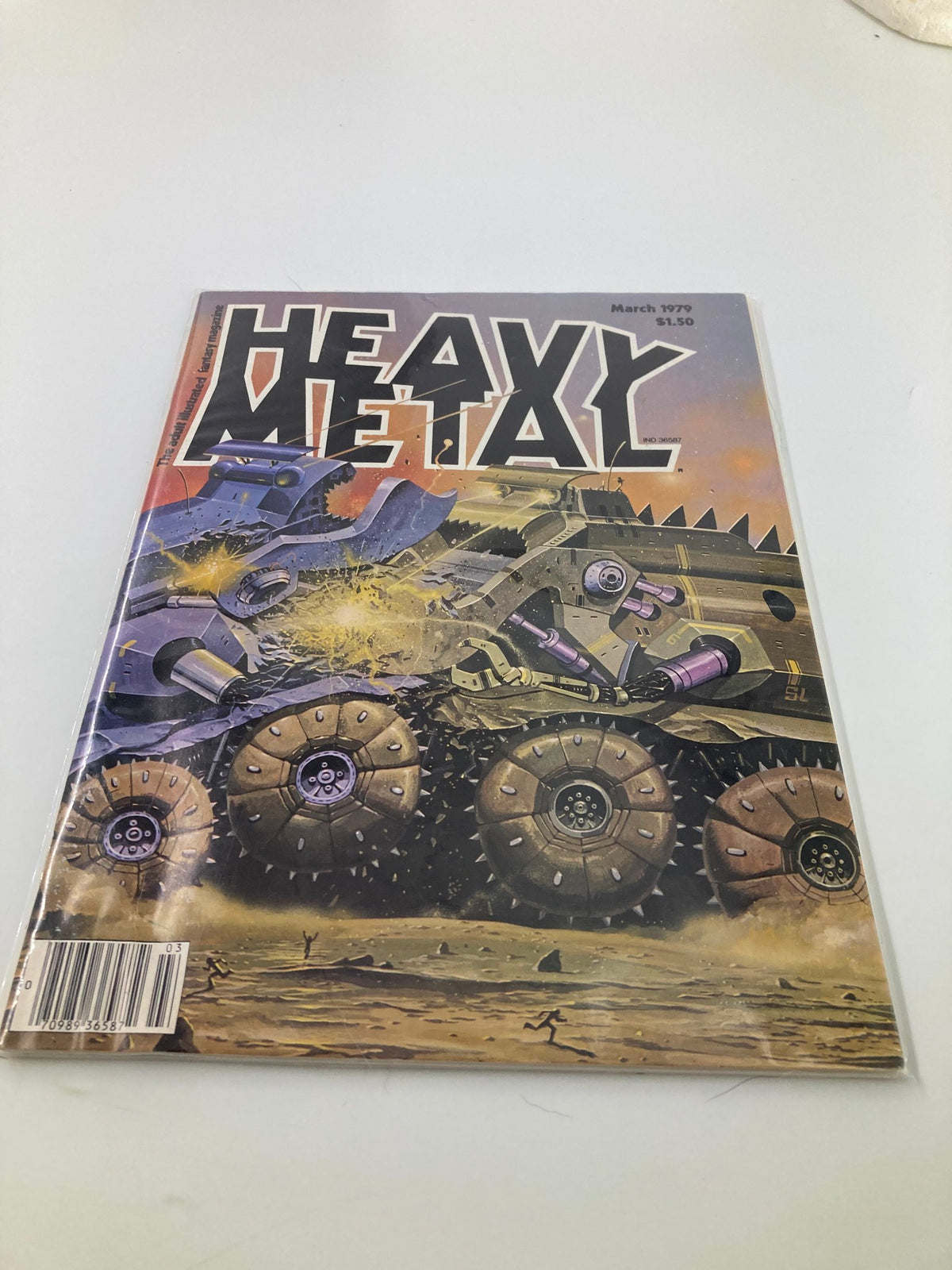 Vintage Heavy Metal Magazine March 1979 S*M*A*S*H by Angus McKie No Label