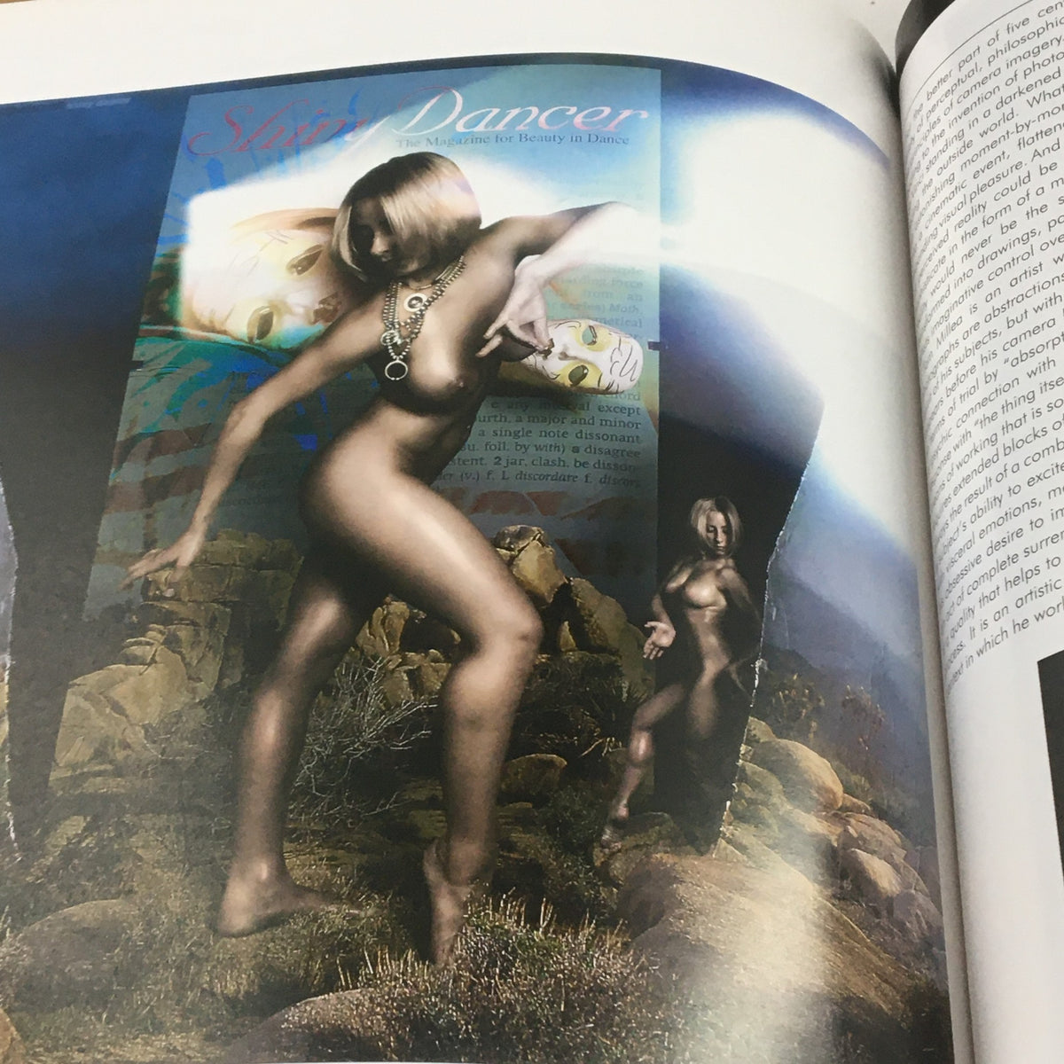 Artistic representation in Focus Photography Magazine February 2008, featuring the striking image titled 'Spirit Dancer,' highlighting the blend of fine art photography and dance.