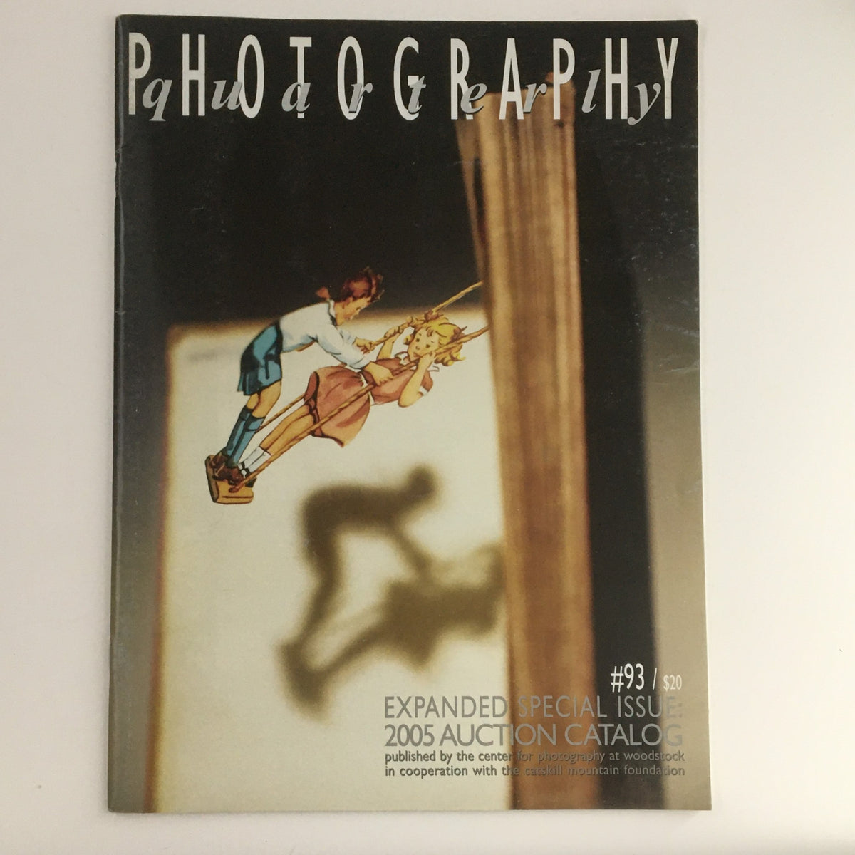 Photography Quarterly Auction Catalog 2005 #93 featuring the cover art with a visually captivating photograph, showcasing elements of vintage photography and creative expression. Ideal for collectors and enthusiasts.