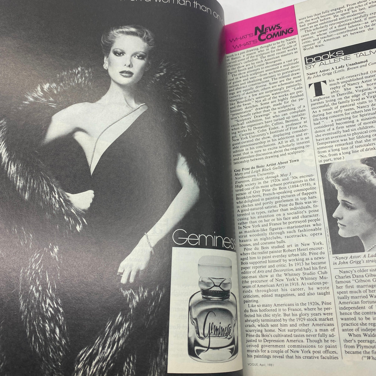 Vintage Vogue Magazine July 1984 Kim Alexis by Richard Avedon