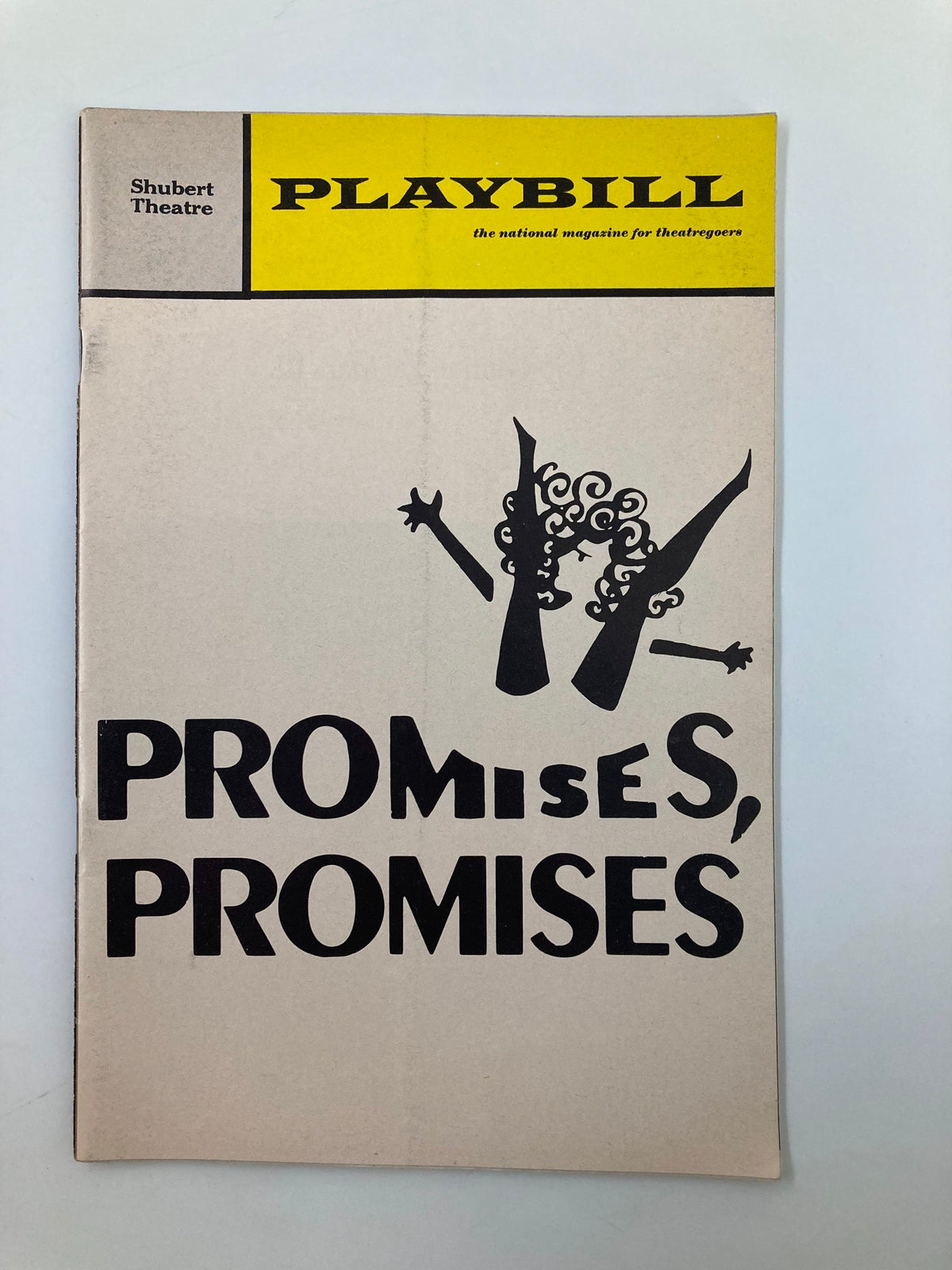 1969 Playbill for Promises, Promises featuring bold typography and graphic design from the Sam S. Shubert Theatre.