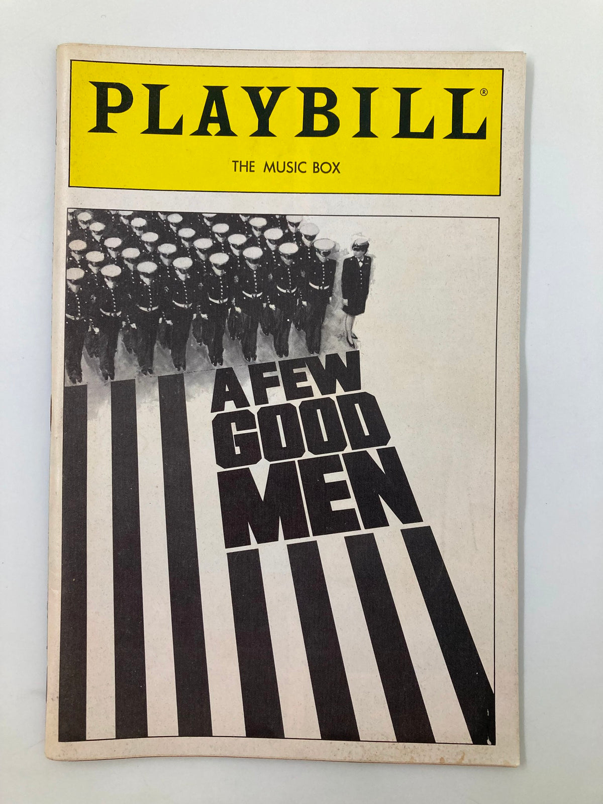 1990 Playbill The Music Box A Few Good Men Tom Hulce, Megan Gallagher