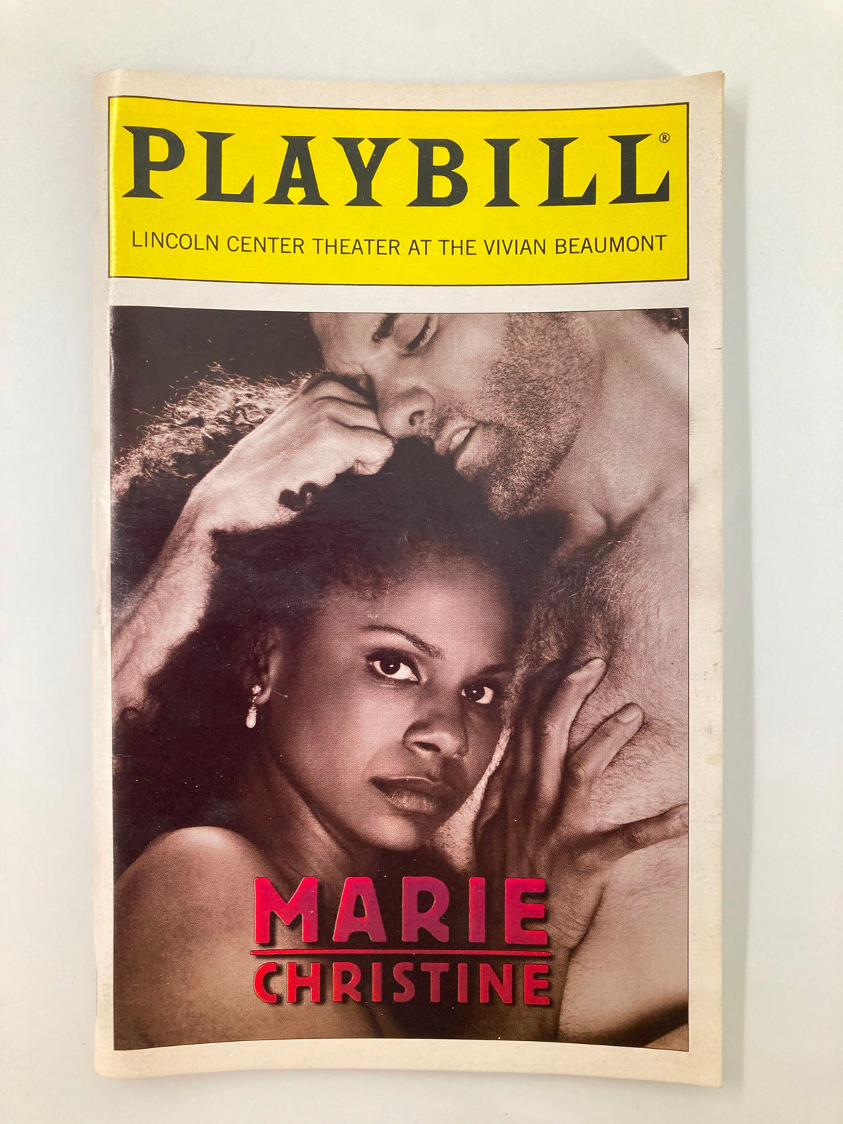 1999 Playbill for Marie Christine at Lincoln Center Theater featuring Audra McDonald and Daius DeHaas on the cover.