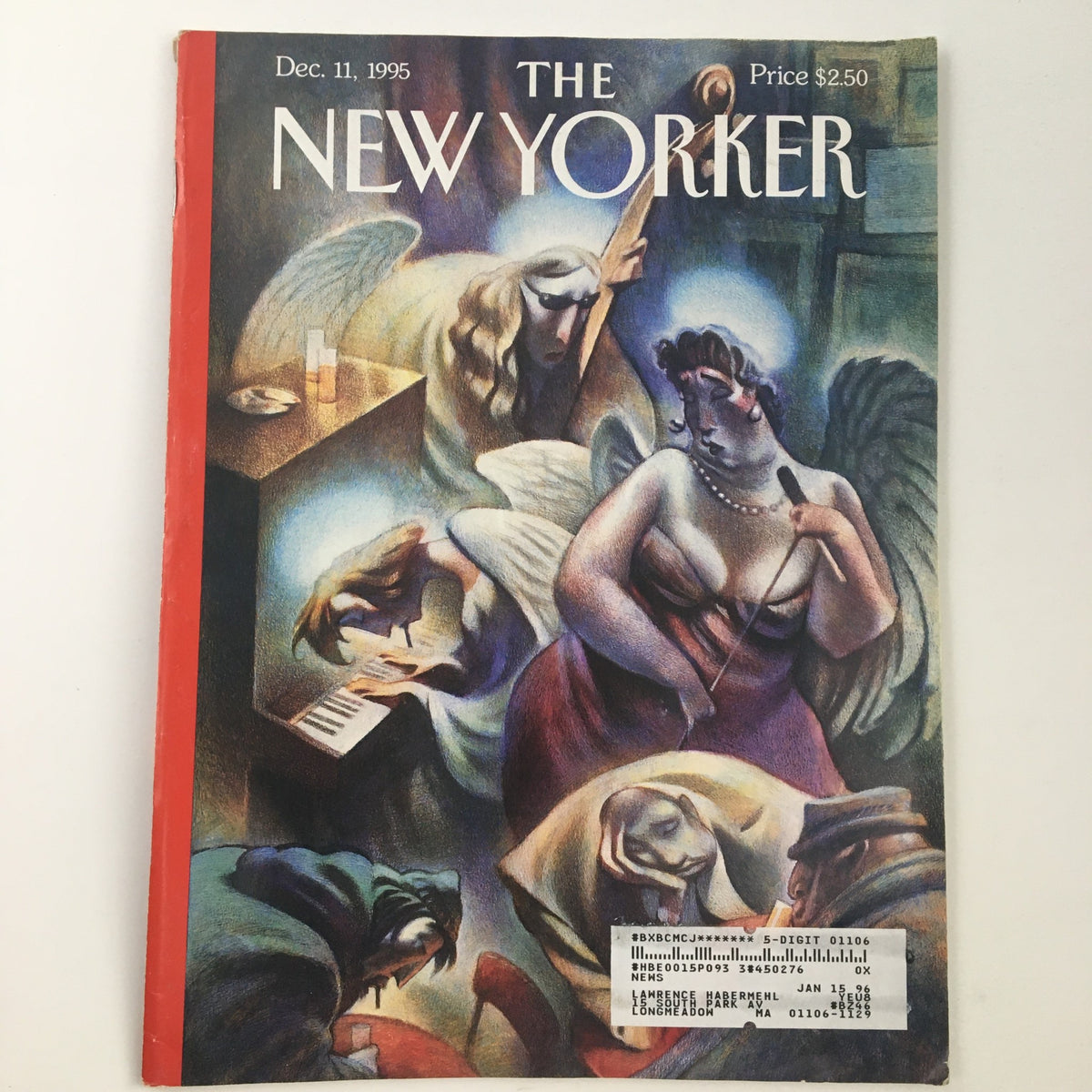 The New Yorker December 11 1995 Full Magazine Theme Cover by Carter Goodrich