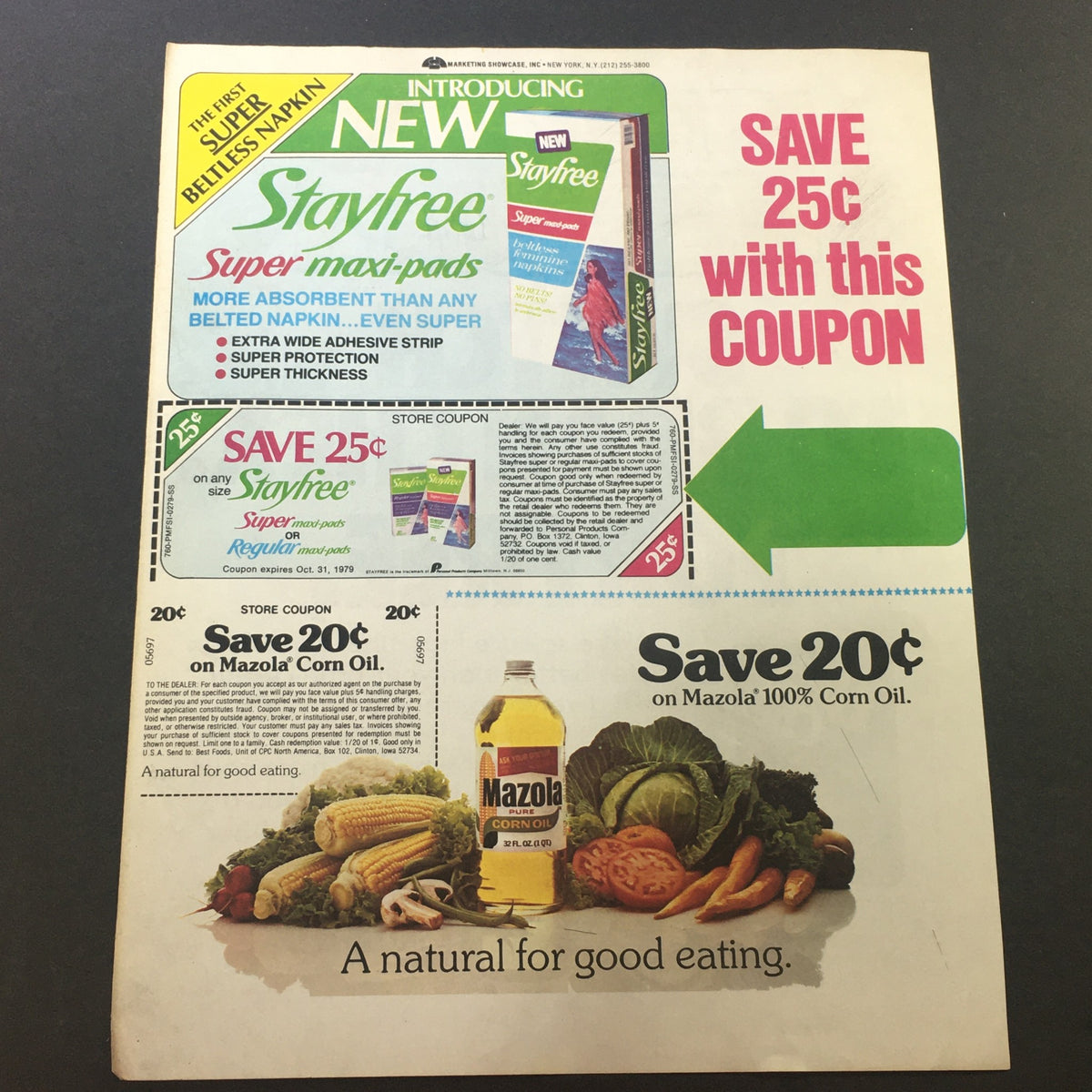 VTG 1979 Purina Bran Chex High-Fiber FREE Cereal Box Print Ad including savings coupons for various products. The ad emphasizes Bran Chex cereal's quality and nutritional benefits.