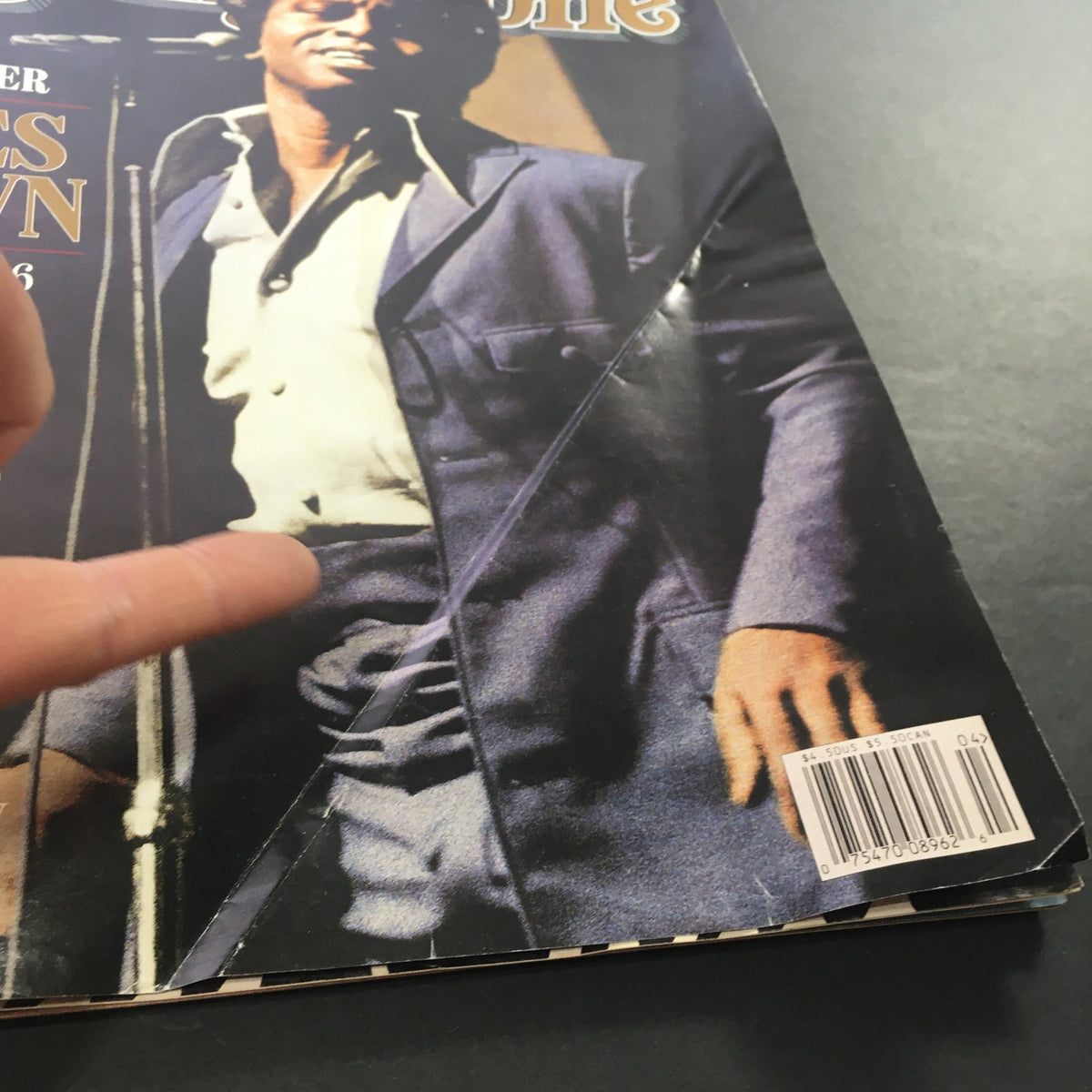 Another view of the back cover of Rolling Stone Magazine Issue 1018, dated January 25, 2007, highlighting details and minor wear.