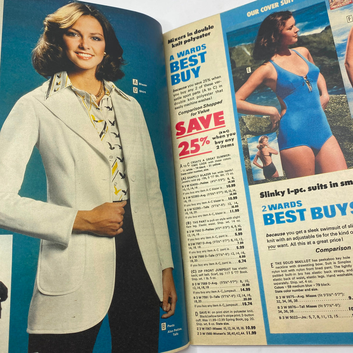 Montgomery Ward July 25 1977 Best Buys Great Swimsuit Value Catalog
