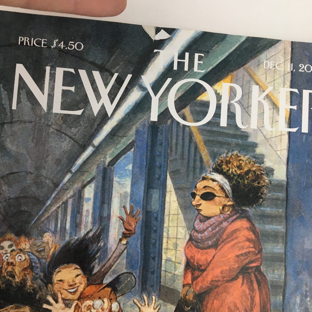The New Yorker Magazine December 11, 2006 cover featuring theme art by Peter de Sève, showcasing a vibrant illustration with whimsical characters.