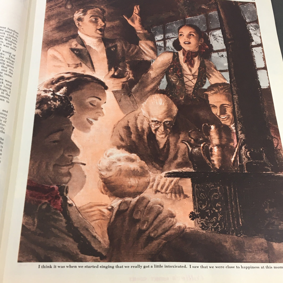 VTG Collier's Magazine December 27 1952 featuring an illustration of people singing together, capturing the essence of Christmas joy and nostalgia.