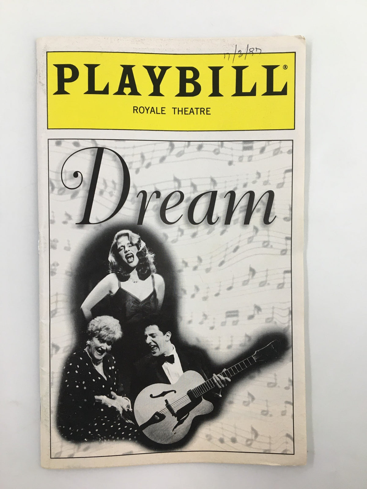 1997 Playbill from the Royale Theatre featuring the production 'Dream' with Lesley Ann Warren and Margaret Whiting, showcasing a vintage theatrical program.