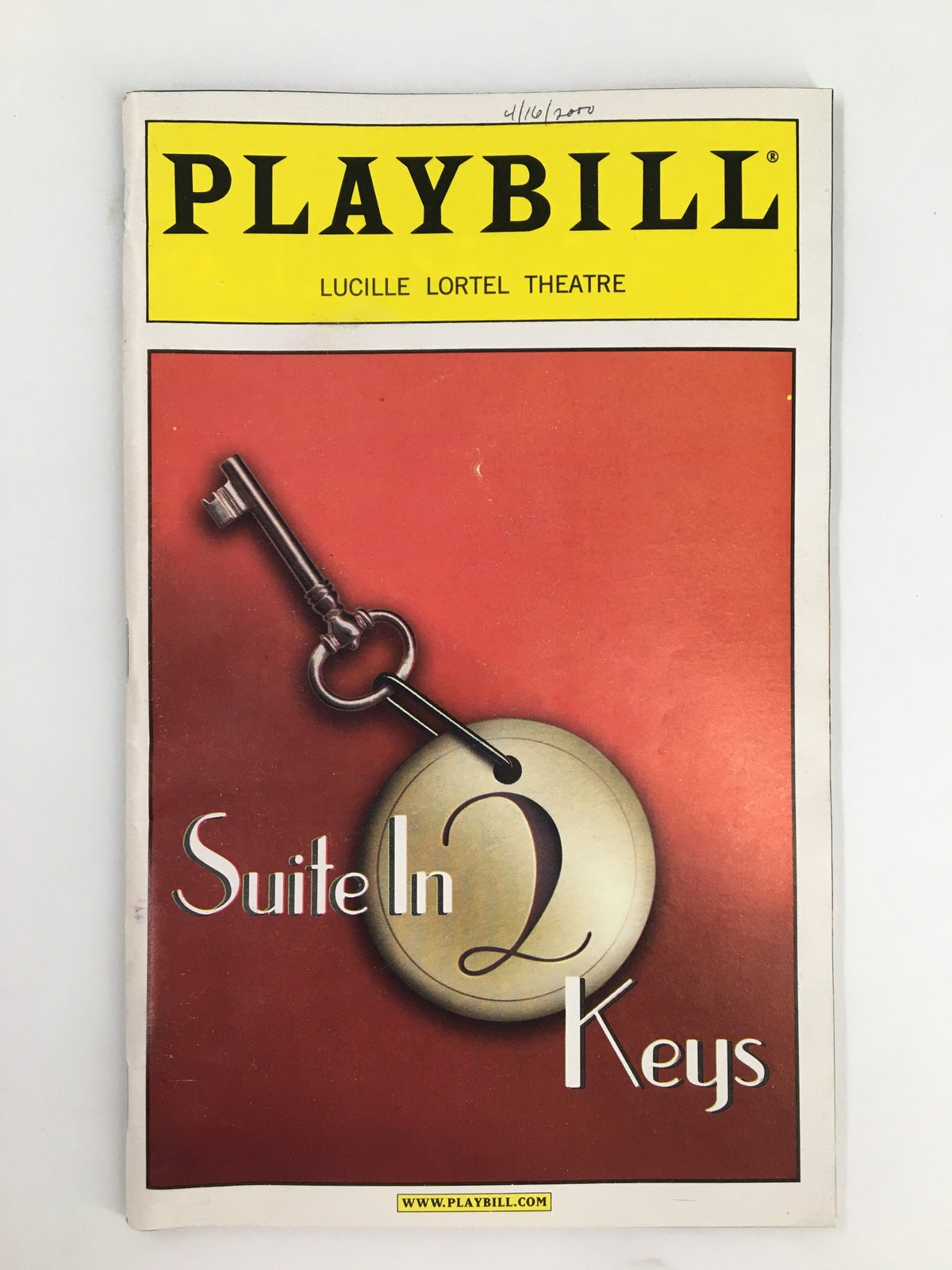 2000 Playbill for Suite in Two Keys at Lucille Lortel Theatre featuring Hayley Mills on the cover.
