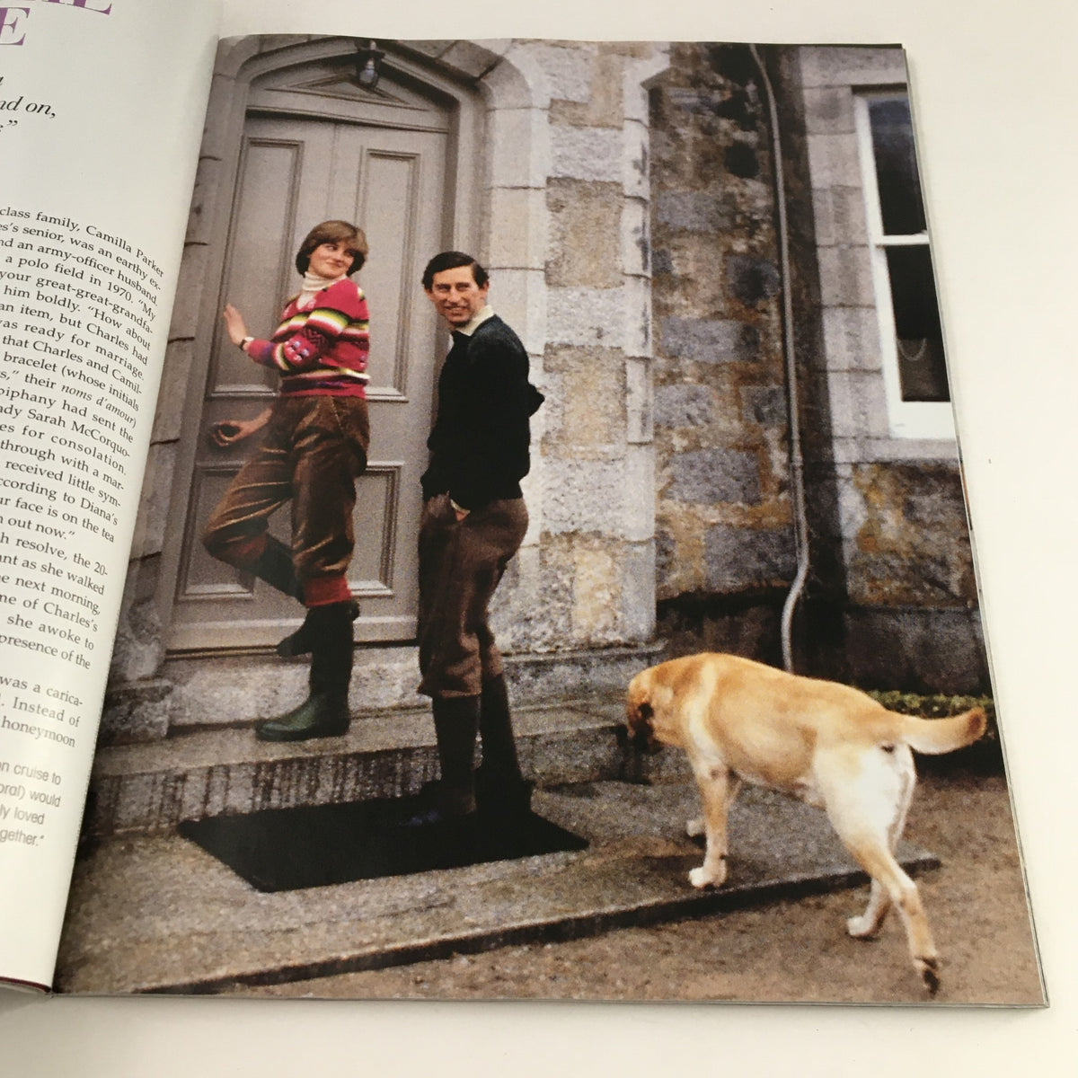People Weekly Fall 1997 magazine capturing a candid moment of Princess Diana and Prince Charles outside, with a dog in the scene.