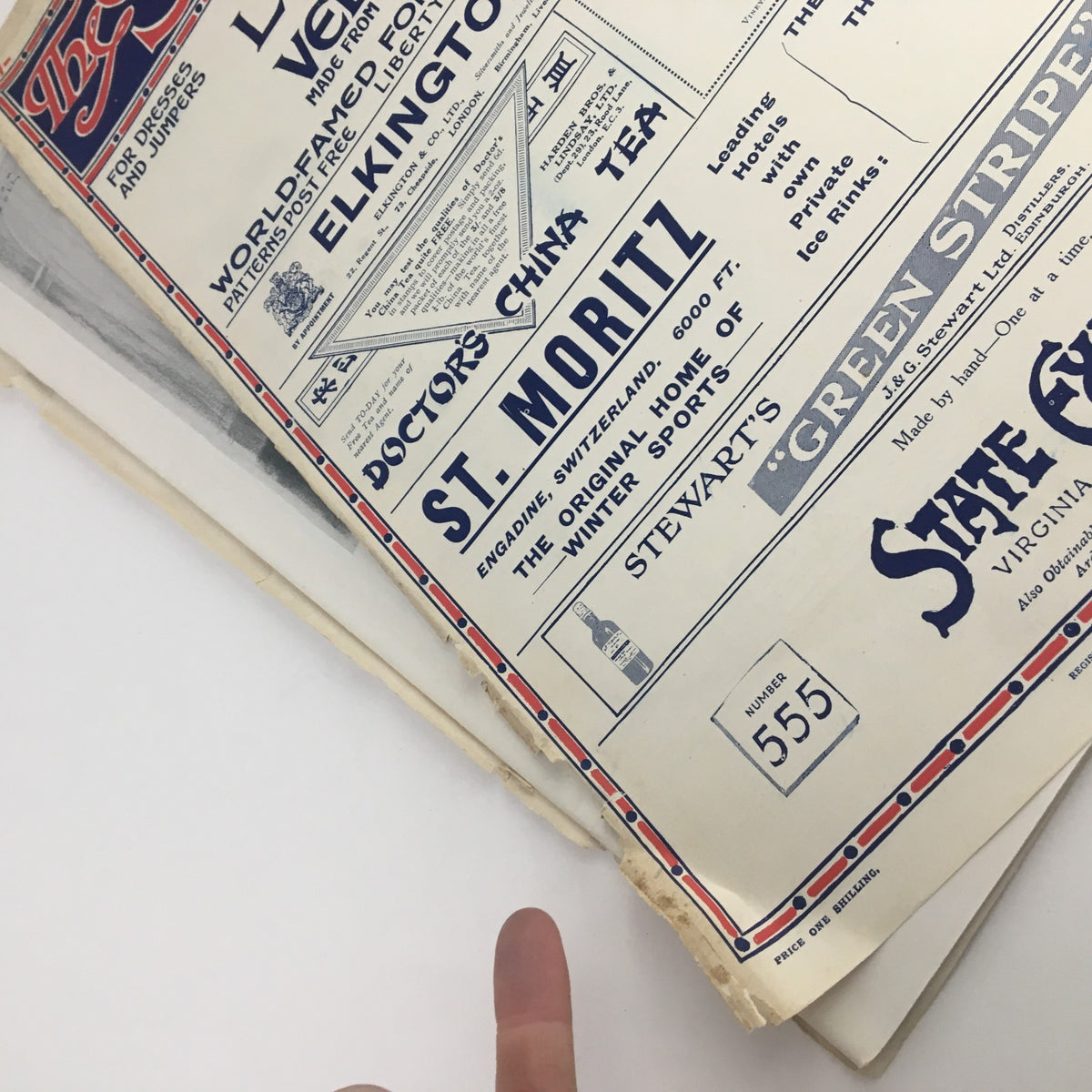 The Sphere Newspaper October 4 1924 highlighting vintage advertisements, focusing on services and products available during that period.