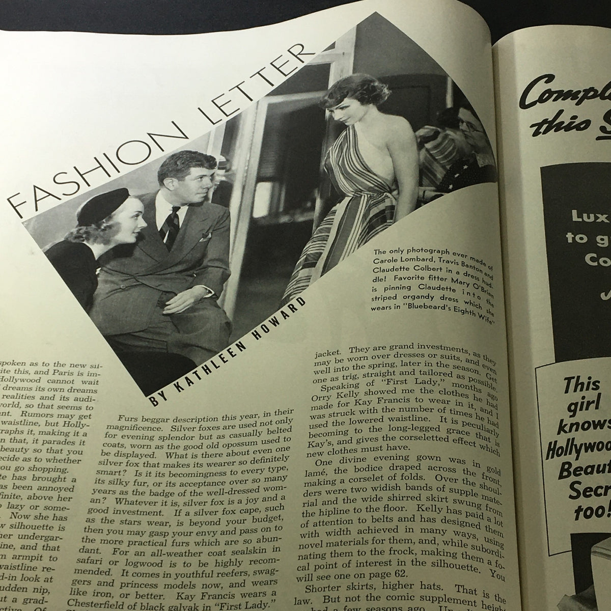 Vintage Photoplay Magazine October 1937 Vol 11 #10 Joan Crawford Cover, Newsstand