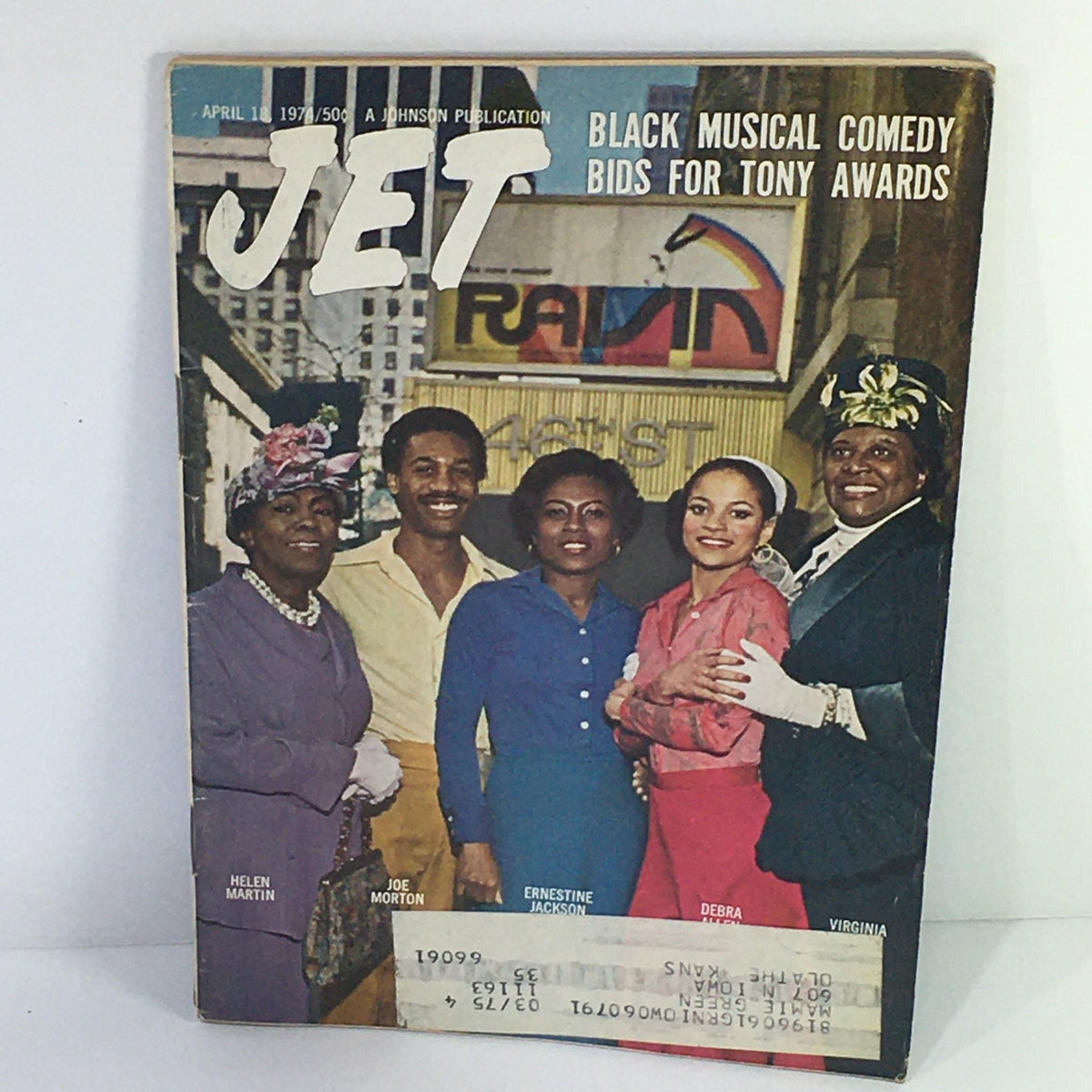 Jet Magazine: Apr 18 1974 - Black Musical Comedy Bids For Tony Awards