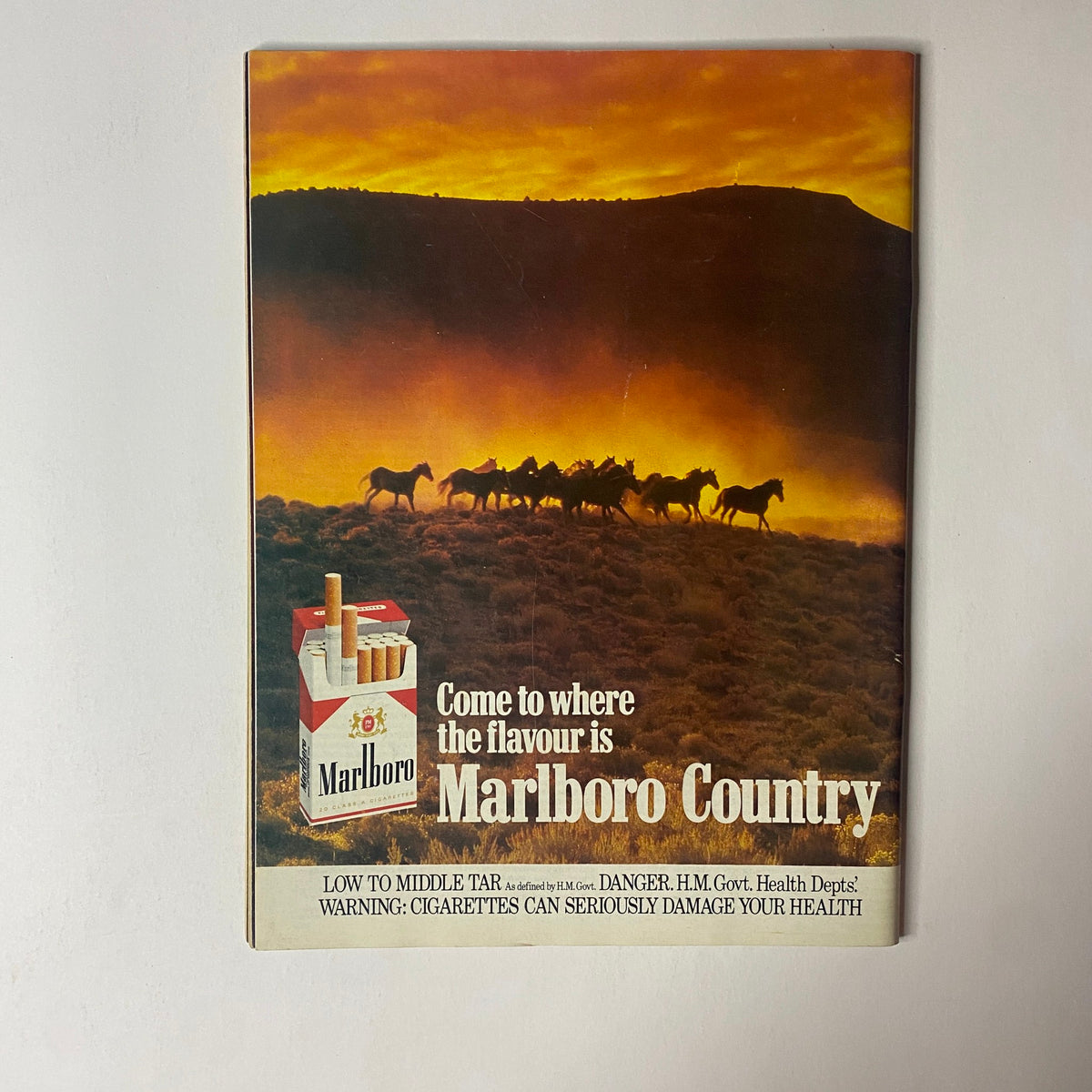 Car Magazine UK Import April 1981 Porsche Cover Photo by Martyn Goddard, featuring a dramatic sunset backdrop with horses galloping, showcasing early 80s automotive journalism.