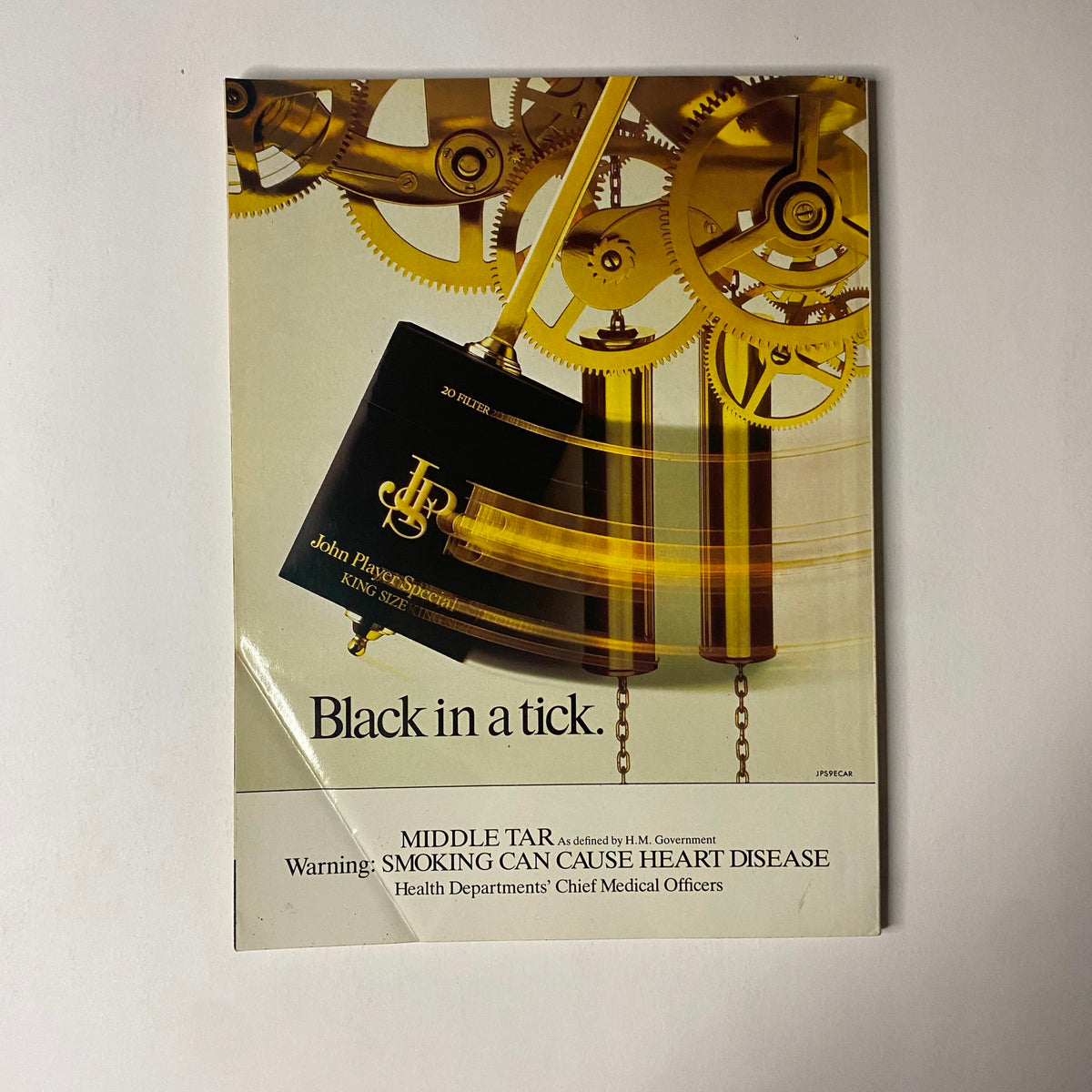 Cover of Car Magazine UK Import, October 1986, featuring a close-up of gears and mechanical components with the title 'Black in a tick'. Highlights notable engineering advancements in automotive technology including Lotus's active ride suspension.