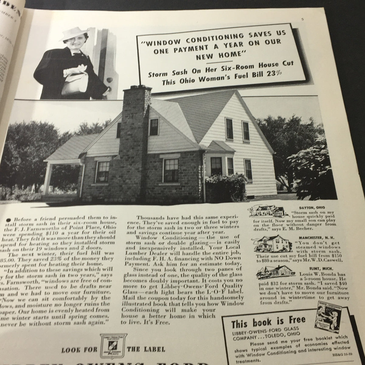 Vintage Better Homes & Gardens October 1939 Fall Furnishing and Color Schemes