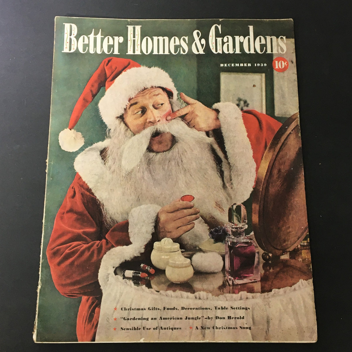 Vintage Better Homes & Gardens December 1939 Vol 18 #4 Make Your Own Pine-Cone
