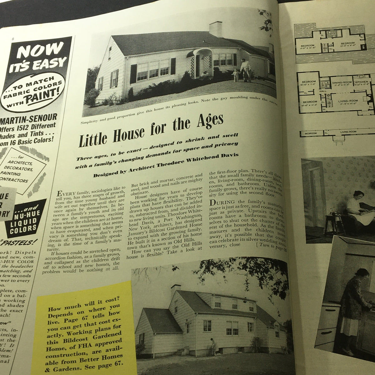 Vintage Better Homes & Gardens Vol 19 #5 January 1941 Bargains for Your Linen Closet