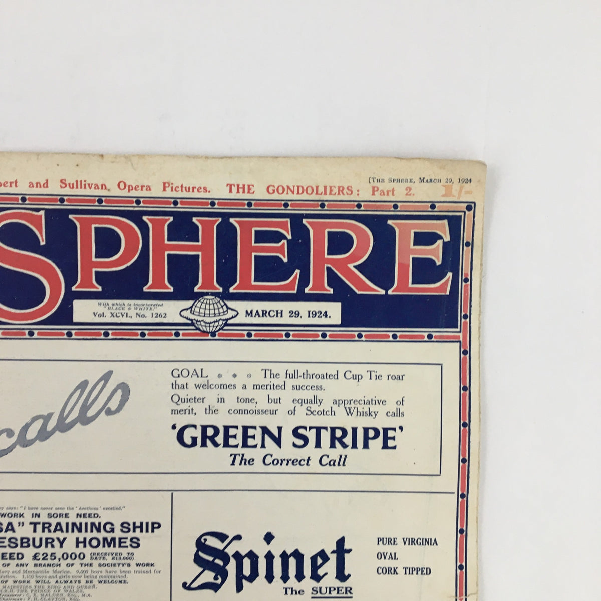 The Sphere Newspaper March 29 1924 The King with the Two University Presidents