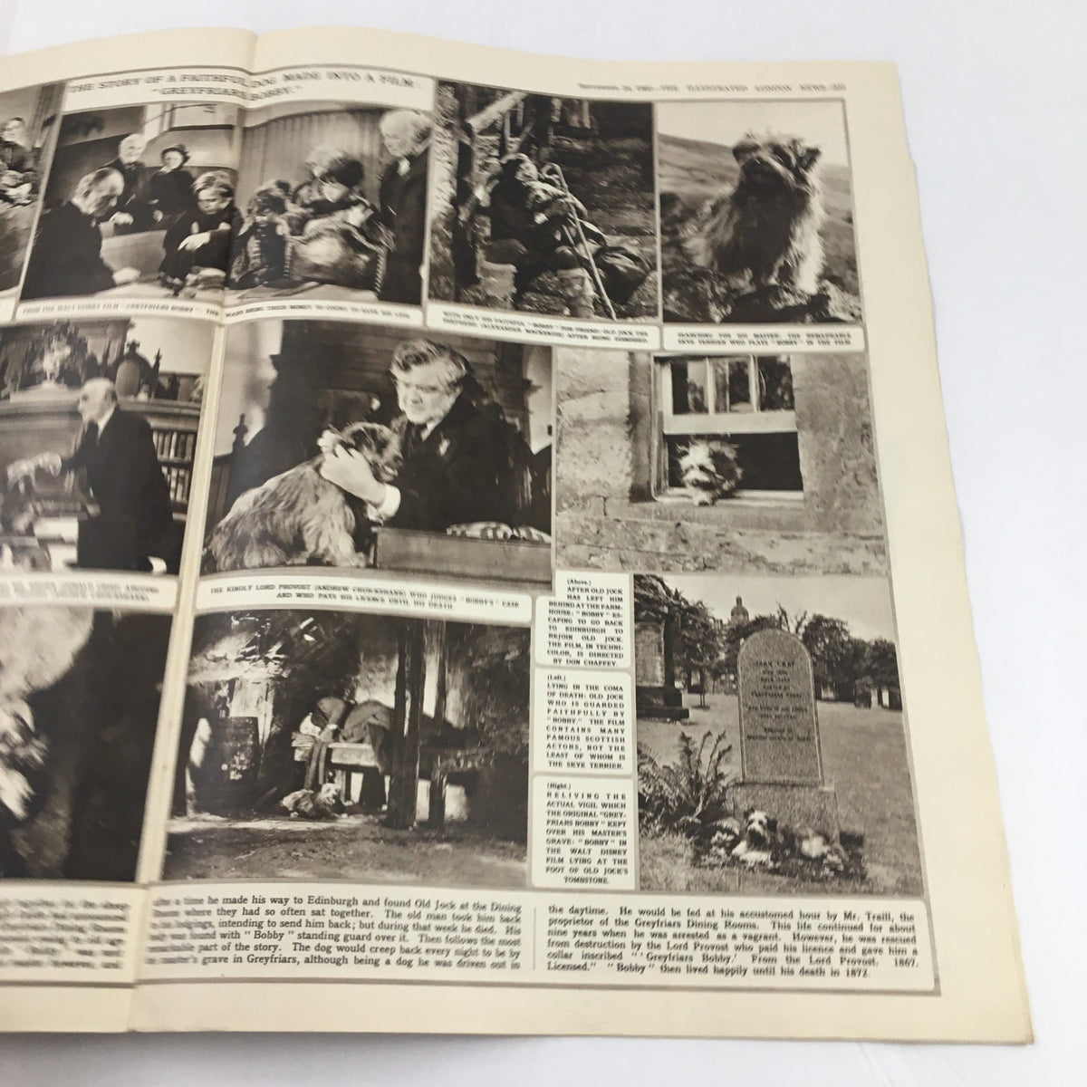 Inside pages of The Illustrated London News dated September 24, 1960, displaying a collage of images and stories, capturing historical moments.