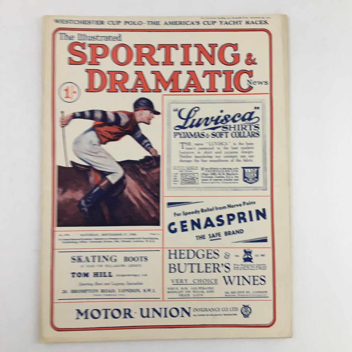 The Illustrated Sporting & Dramatic News September 27 1930 Polo Cup Meadow Cup