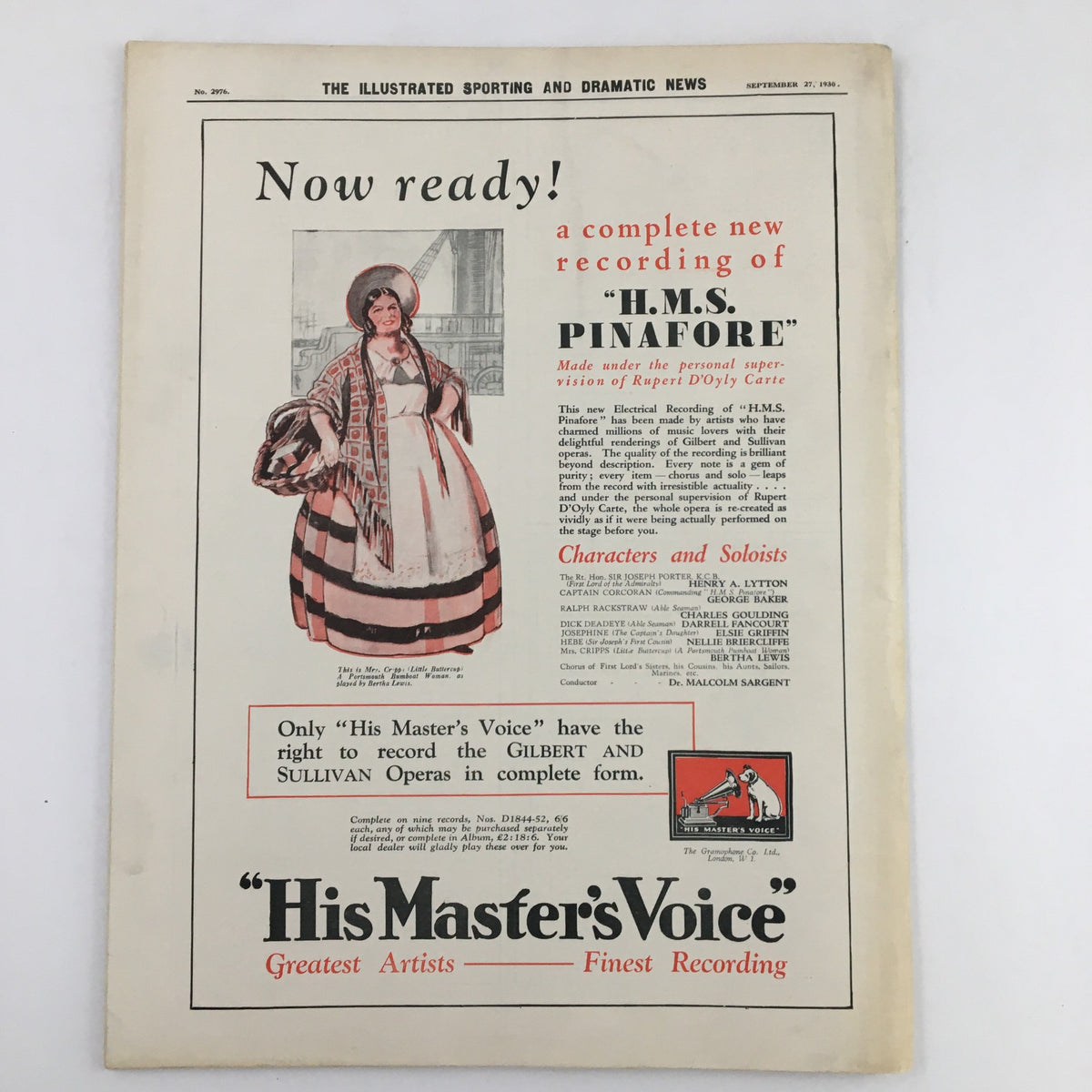 The Illustrated Sporting & Dramatic News September 27 1930 Polo Cup Meadow Cup