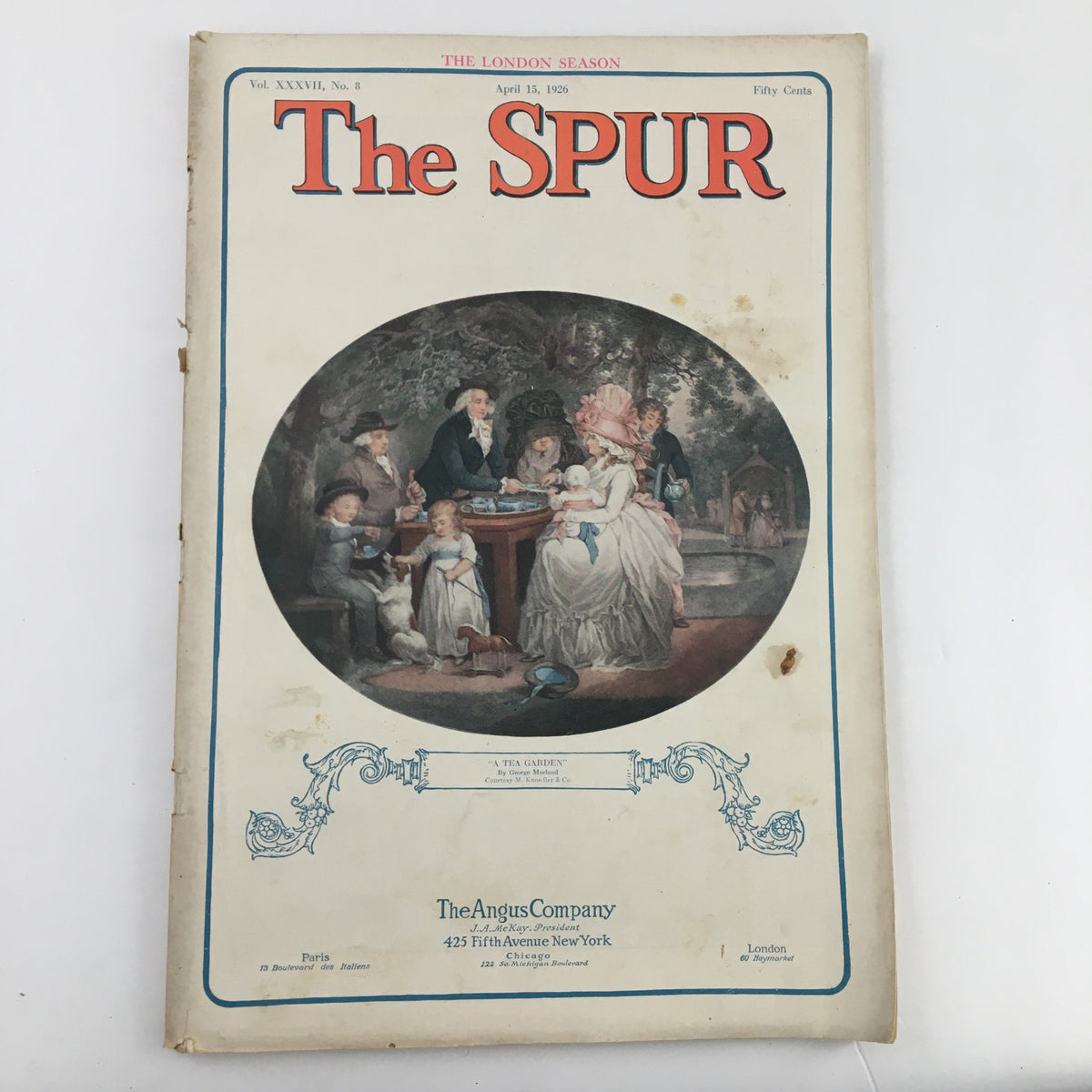 The Spur Magazine April 15 1926 The Duchess De Richelieu No Label