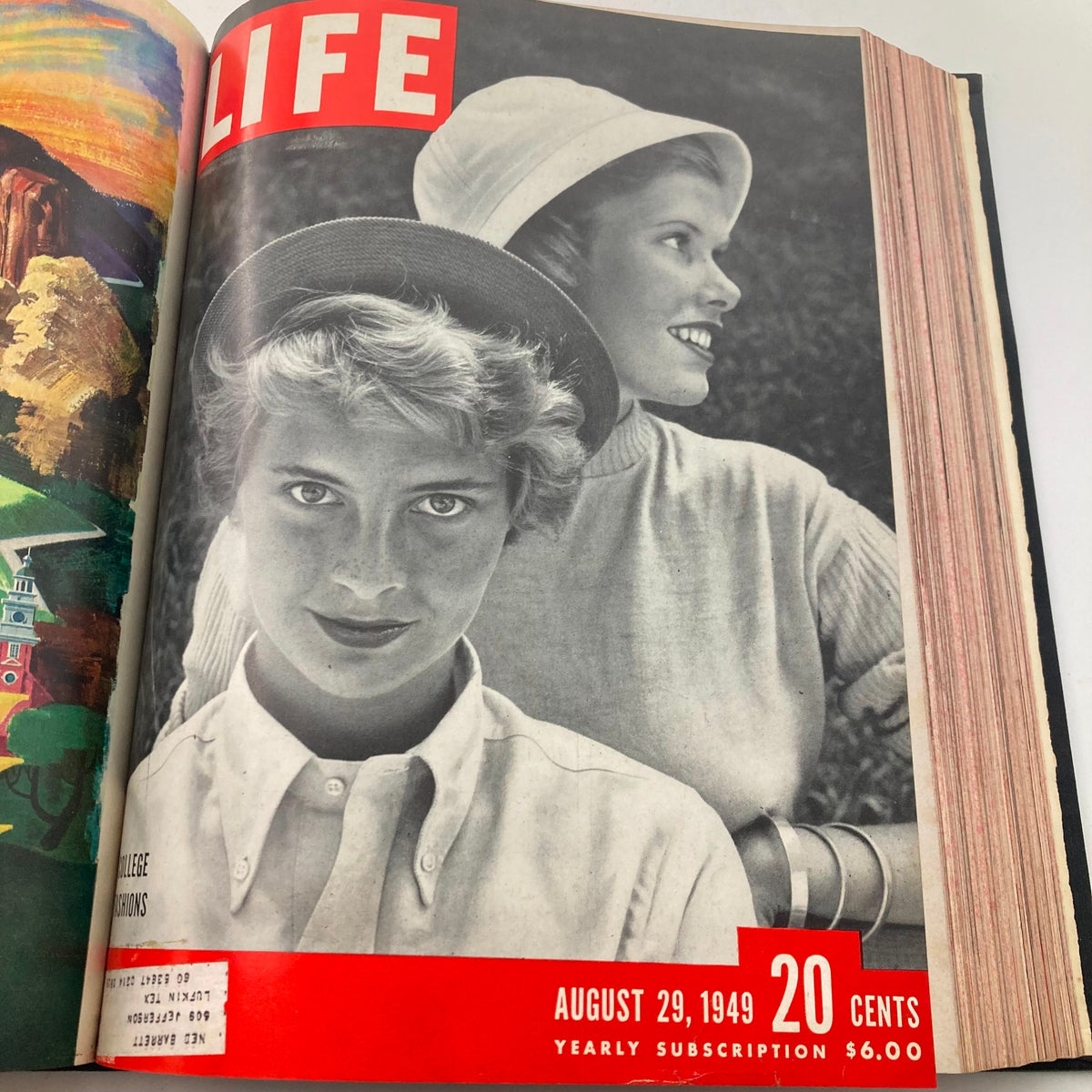 Vintage 1949 Bound Life Magazine July - September Complete Fairfield Countyf