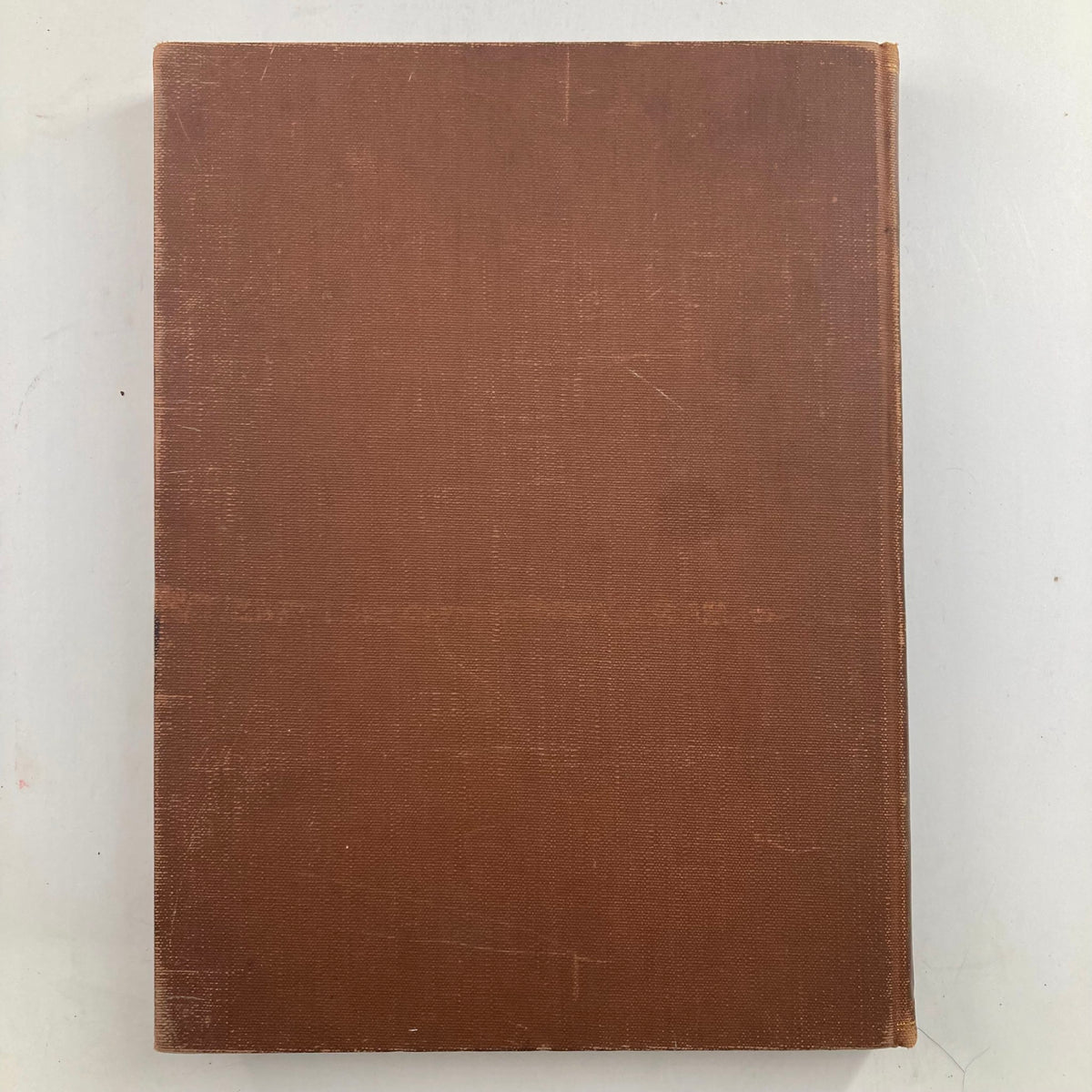 Back cover of the Vintage 1936 Bound Life Magazine, featuring a plain brown exterior without visible graphics.