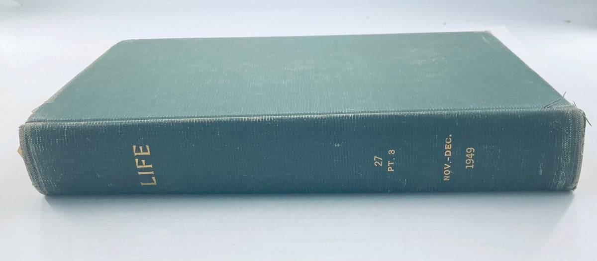 Vintage 1949 Bound Life Magazine November - December Complete Weekly Issue