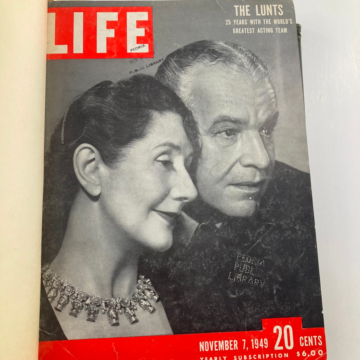 Vintage 1949 Bound Life Magazine November - December Complete Weekly Issue