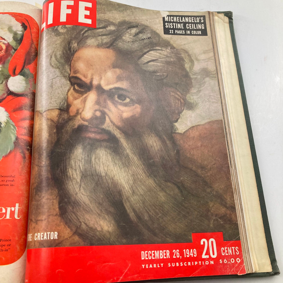 Vintage 1949 Bound Life Magazine November - December Complete Weekly Issue