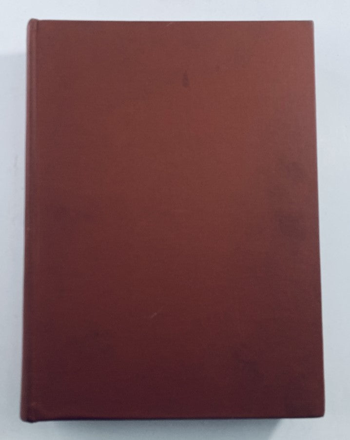 Cover of VTG 1946 Bound Life Magazine showcasing a plain brown spine design.