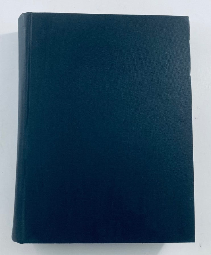 VTG 1949 Bound Life Magazine, featuring a classic navy blue hardcover with a timeless design, perfect for collectors of vintage magazines.