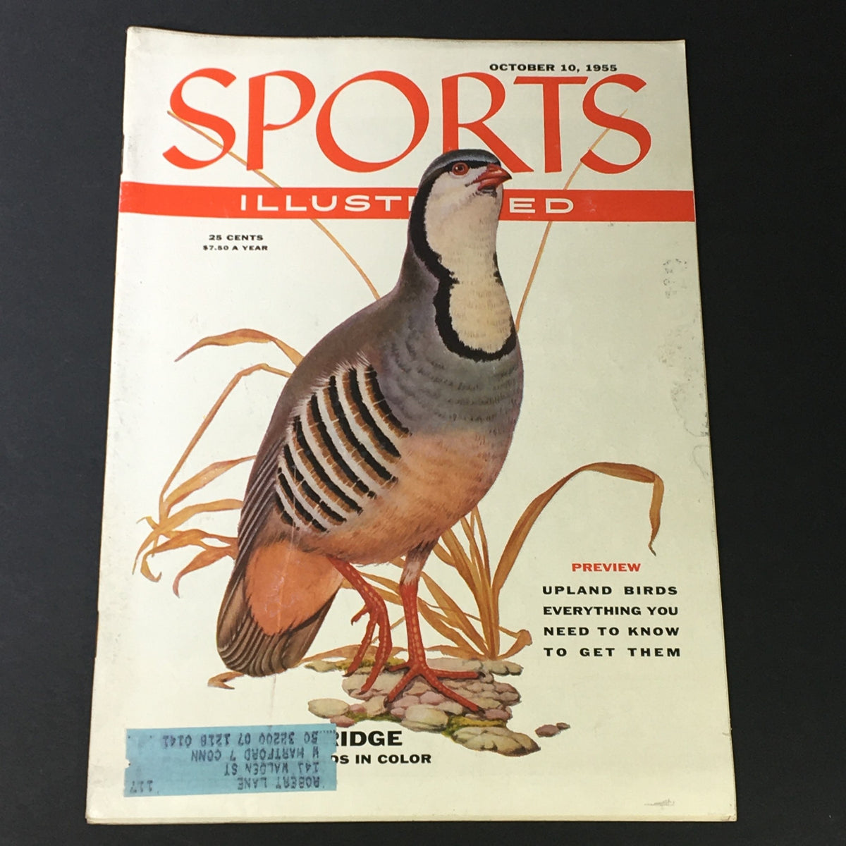 Vintage Sports Illustrated Magazine October 10 1955 Preview of The Upland Birds