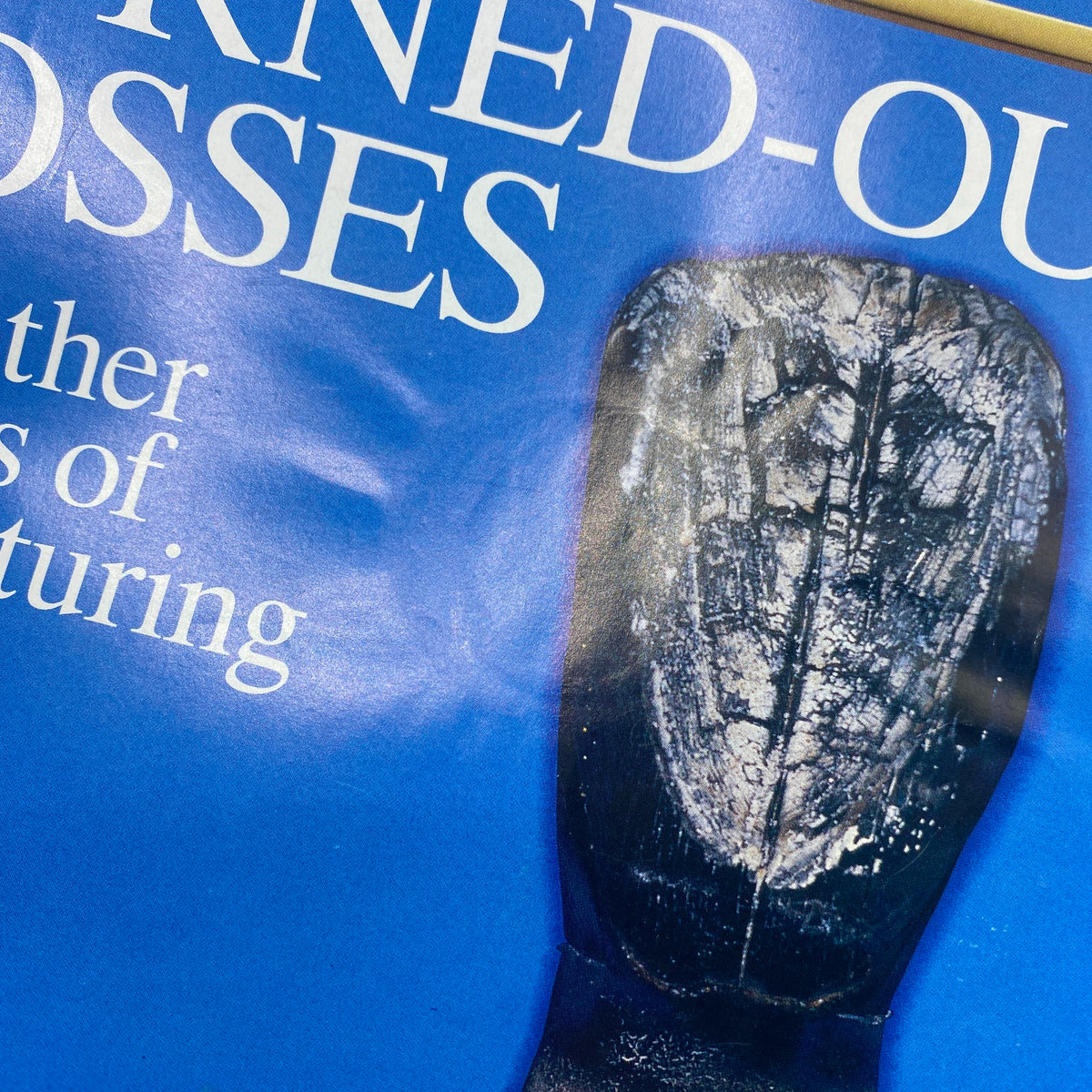 Close-up of the cover of Fortune Magazine dated July 25, 1994, highlighting the phrase 'Burned-Out Bosses' against a blue background with a unique graphic representation.