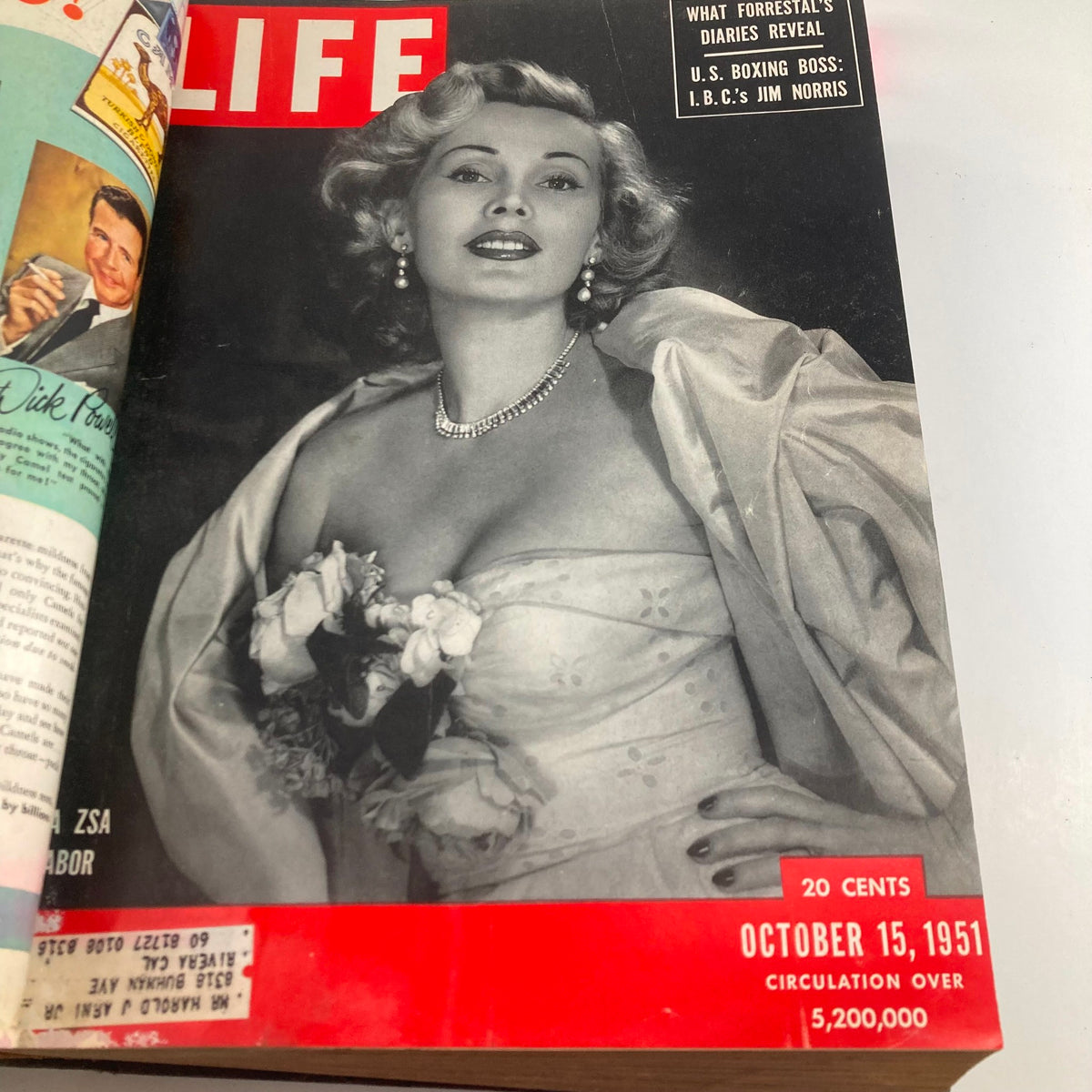 Vintage 1951 Bound Life Magazine October - December Weekly Issue